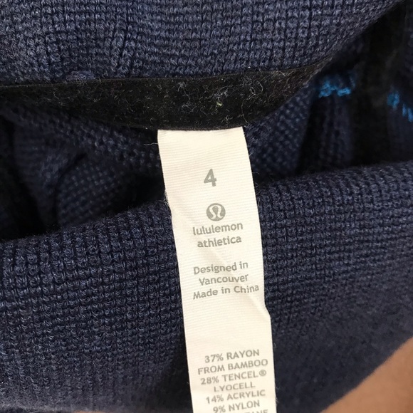 Wide leg knit lululemon pant - Picture 4 of 4